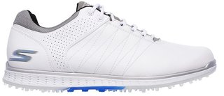 Skechers Go Golf Elite 2 zapatos de golf de hombre, blanco/gris/azul (zánovní)
