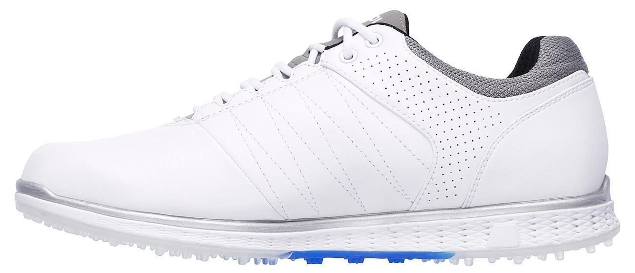 Skechers Go Golf Elite 2 zapatos de golf de hombre, blanco/gris/azul (zánovní)