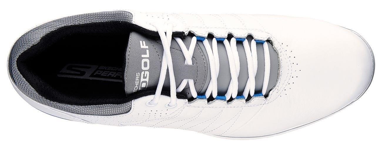 Skechers Go Golf Elite 2 zapatos de golf de hombre, blanco/gris/azul (zánovní)