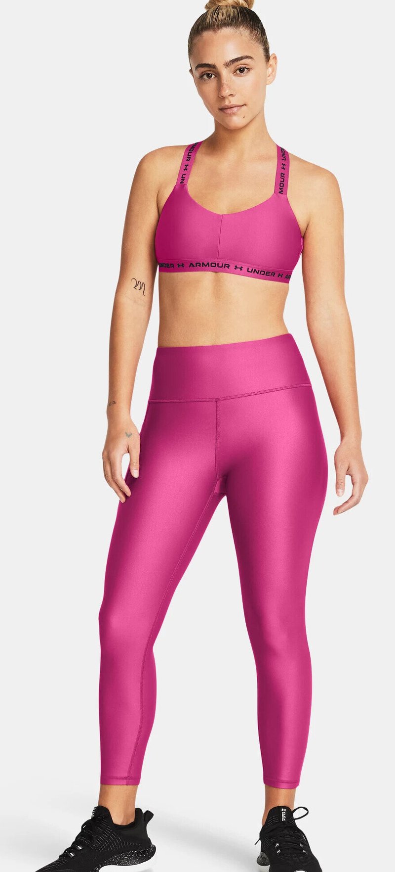 Under Armour HeatGear Armour Hi Ankle mallas de compresión de mujer, astral aura