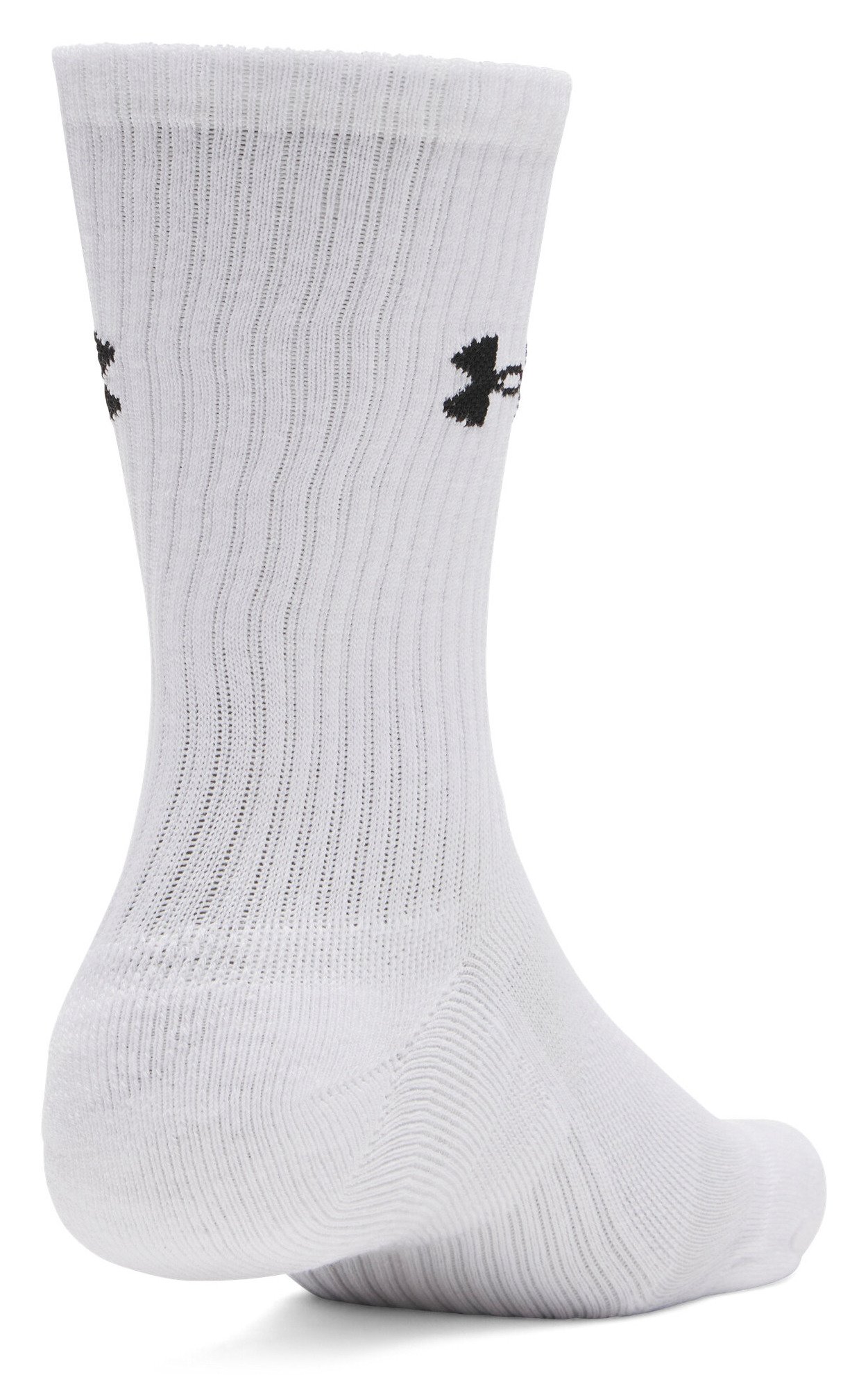 Under Armour UA Performance Cotton calcetines unisex (pack de 3), blanco