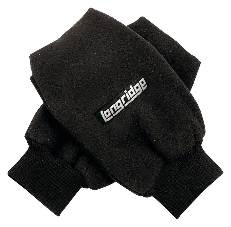 Longridge Winter Fleece manoplas, negro