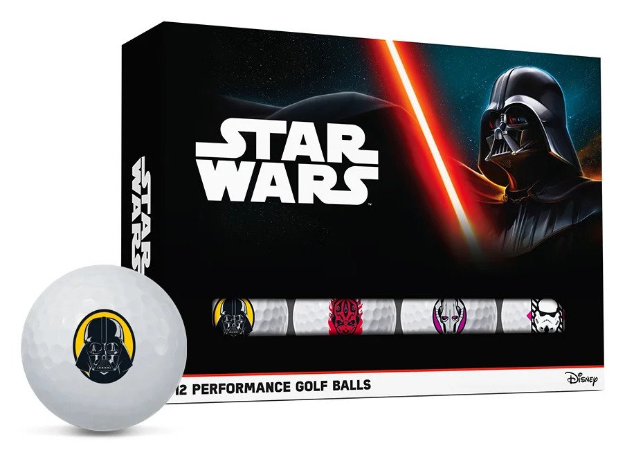 Volvik Power Soft Star Wars Dark Side bolas de golf (12 unidades)