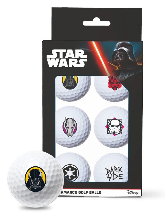 Volvik POWER Soft Star Wars Dark Side bolas de golf (6 bolas)
