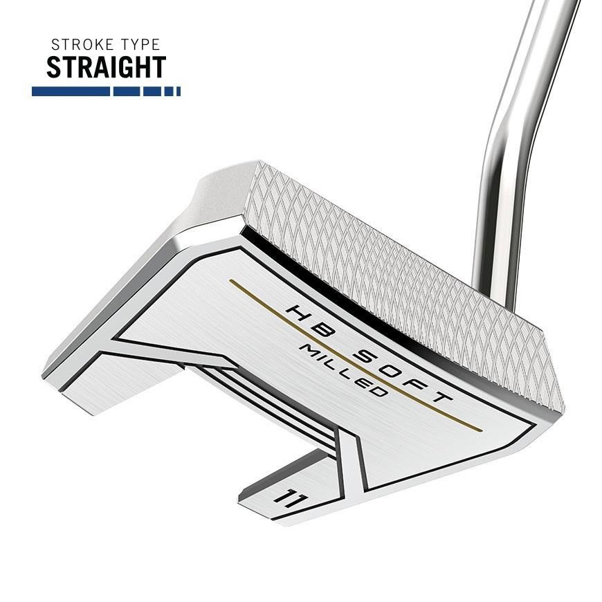Cleveland HB Soft Milled 11.0 Single Bend putter, acero, RH, 34 (desembalado)