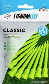 Lignum Tee 72mm (2 3/4") 12pack verde tee