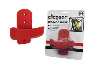 Clicgear Storage Hook accesorio para carrito, rojo
