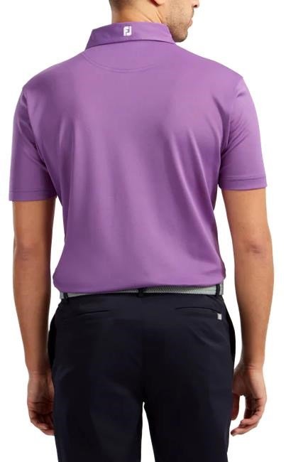 FootJoy Stretch Pique Solid polo de hombre, morado