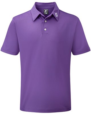 FootJoy Stretch Pique Solid polo de hombre, morado