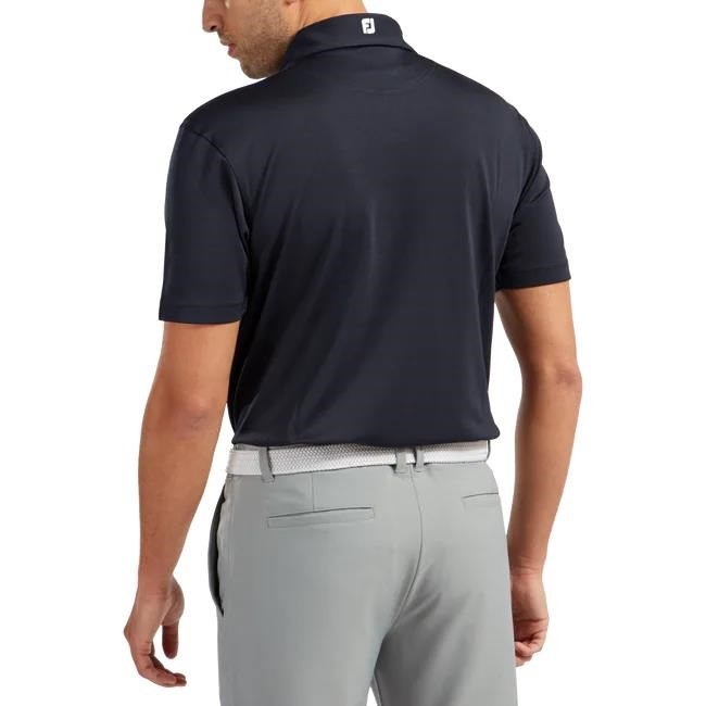 FootJoy Stretch Pique Solid polo de hombre, azul marino