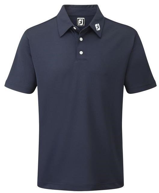 FootJoy Stretch Pique Solid polo de hombre, azul marino