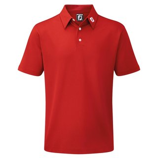 FootJoy Stretch Pique Solid polo de hombre, rojo
