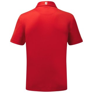 FootJoy Stretch Pique Solid polo de hombre, rojo