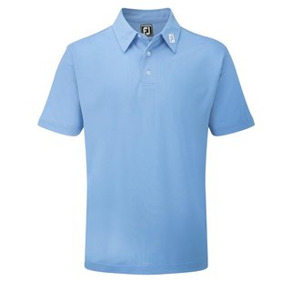 FootJoy Stretch Pique Solid polo de hombre, azul claro