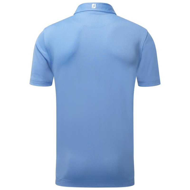 FootJoy Stretch Pique Solid polo de hombre, azul claro