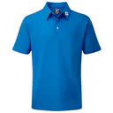 FootJoy Stretch Pique Solid junior polo, cobalt