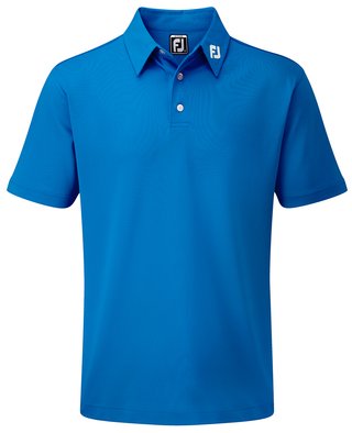 FootJoy Stretch Pique Solid junior polo, cobalt