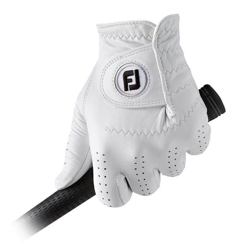 FootJoy CabrettaSof Cadet Pearl guante de golf para hombre, blanco