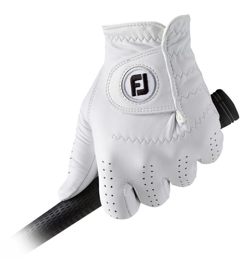 FootJoy CabrettaSof Cadet Pearl guante de golf para hombre, blanco