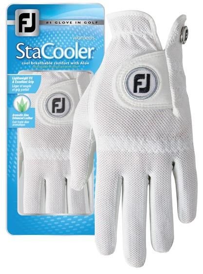 Footjoy FootJoy StaCooler guante de golf mujer, blanco