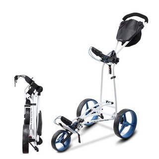 Big Max Autofold FF carrito manual, blanco/cobalto