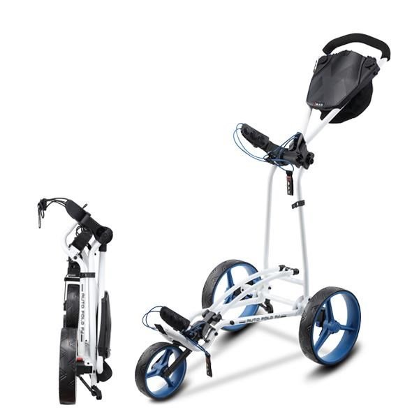 Big Max Autofold FF carrito manual, blanco/cobalto