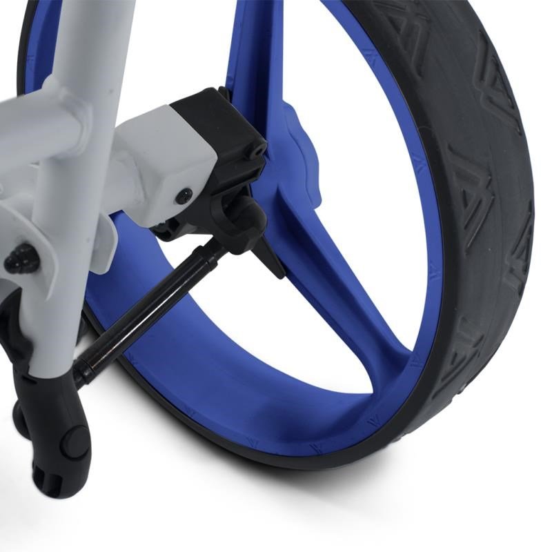 Big Max Autofold FF carrito manual, blanco/cobalto