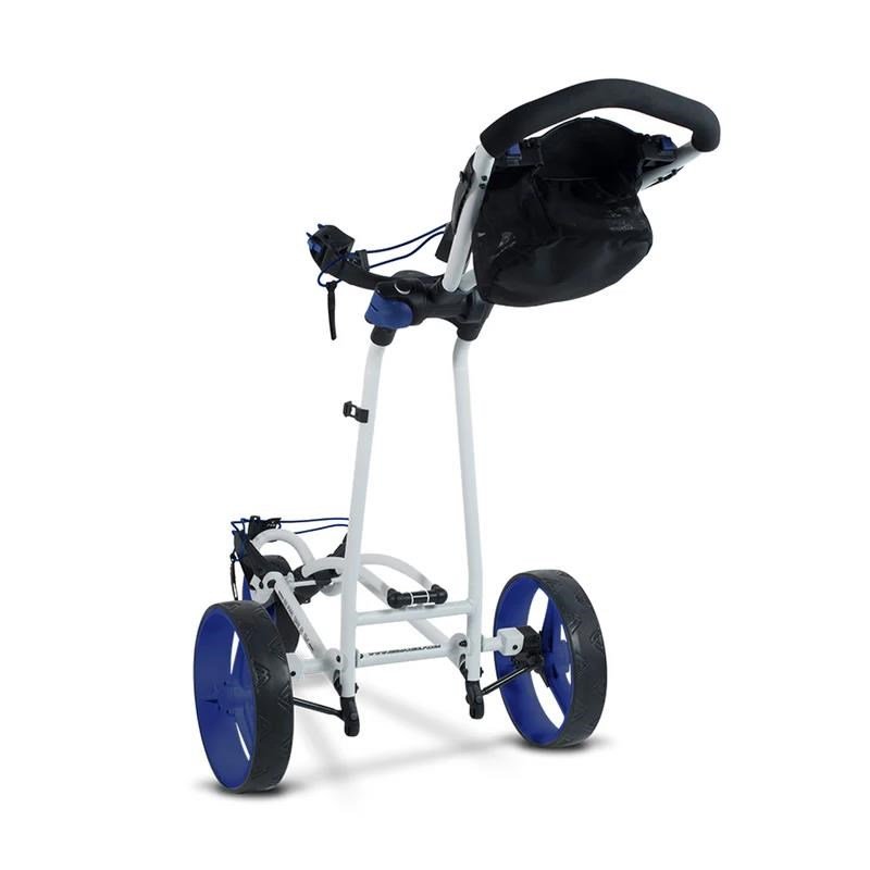 Big Max Autofold FF carrito manual, blanco/cobalto