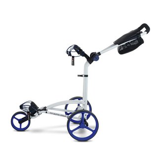 Big Max Autofold FF carrito manual, blanco/cobalto