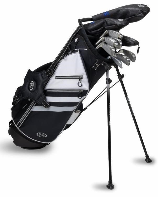 U.S. Kids Golf TS5-63 (160cm) V5 10-Club junior set de golf, grafito + stand bag, negro/blanco
