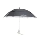 JuCad paraguas de golf resistente al viento 68" con pin, negro