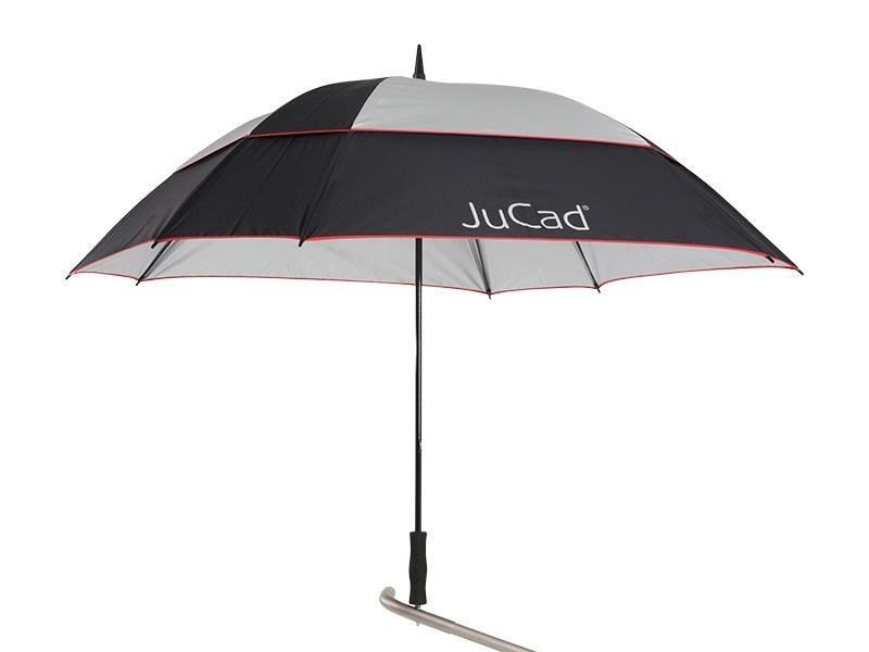 JuCad JuCad golf umbrella windproof 68" with pin, negro/gris