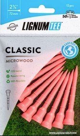 Lignum Tee 72mm (2 3/4") 12pack flying pink tees