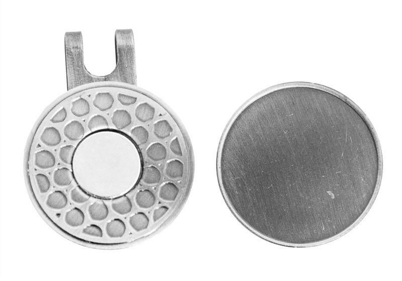 Longridge Deluxe Cap Clip y Marcador de Bola, plateado