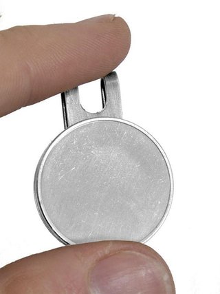 Longridge Deluxe Cap Clip y Marcador de Bola, plateado