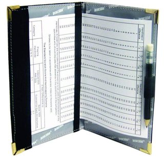 Longridge Deluxe Scorecard Holder, negro