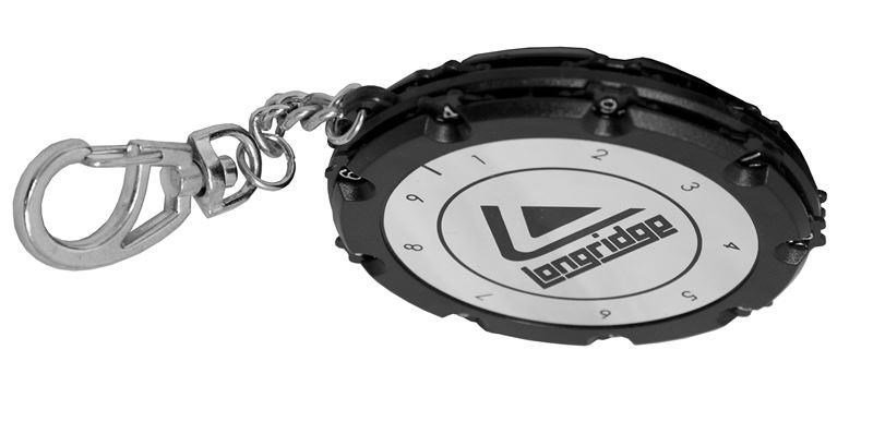 Longridge Round Scorer contador de golf 18 hoyos, negro