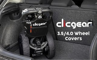 Clicgear Wheel Cover for 1.0/2.0/3.0/3.5+/4/RV3J accesorio para carrito, negro