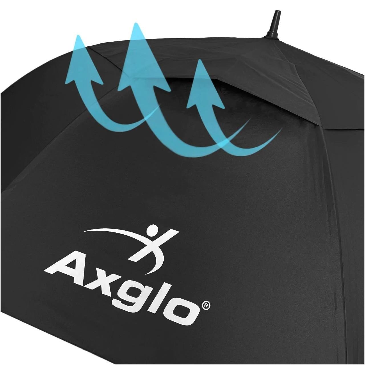 Axglo Axglo Auto Open paraguas 68", negro/negro