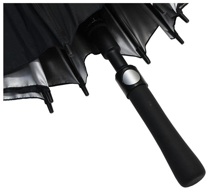 Axglo Axglo Auto Open paraguas 68", negro/negro