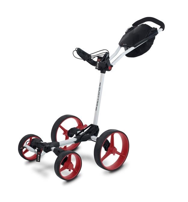 Big Max Blade Quattro carrito manual, blanco/rojo