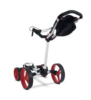Big Max Blade Quattro carrito manual, blanco/rojo