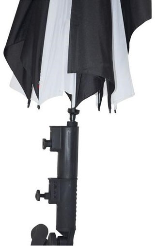 Big Max Quick Fix (QF) Extender soporte de paraguas para carrito, negro