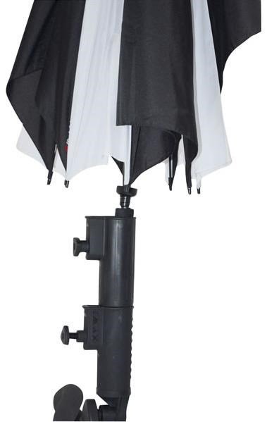 Big Max Quick Fix (QF) Extender soporte de paraguas para carrito, negro