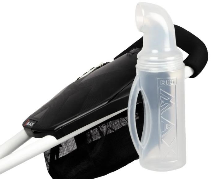 Big Max Quick Lok Sand and Seed Bottle, negro