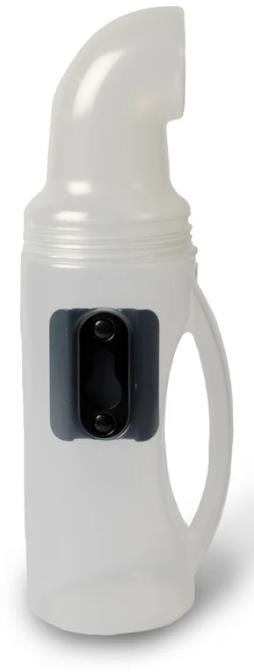 Big Max Quick Lok Sand and Seed Bottle, negro