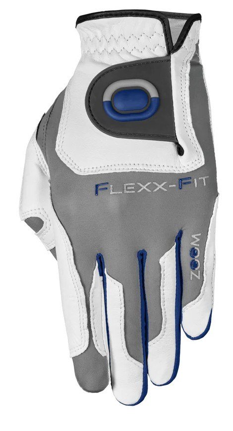 Zoom Zoom Tour guante de golf para hombre, blanco/plata/azul