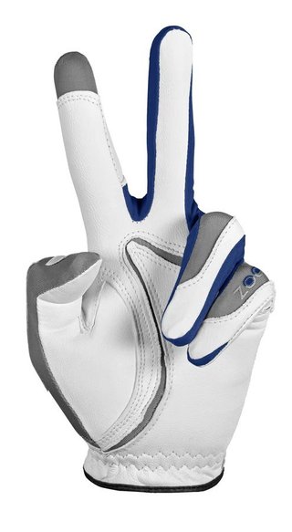Zoom Zoom Tour guante de golf para mujer, blanco/gris