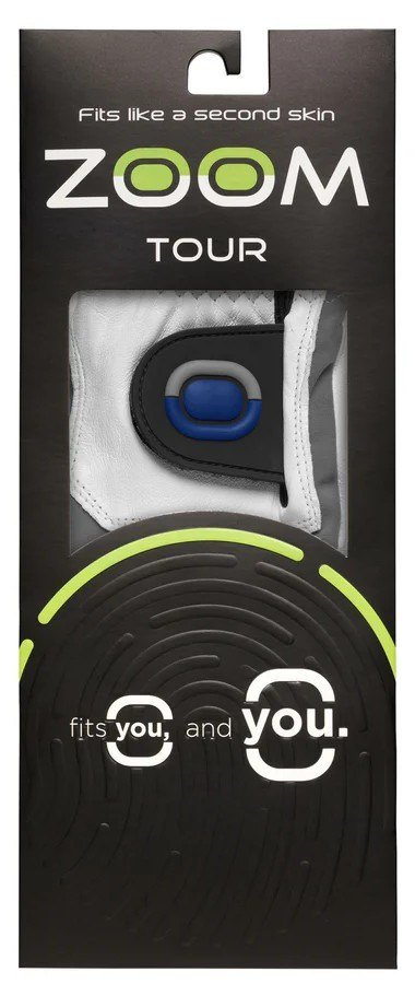 Zoom Zoom Tour guante de golf para mujer, blanco/gris