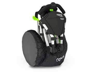 Clicgear Rovic RV1C/RV1S cubierta de rueda, negra